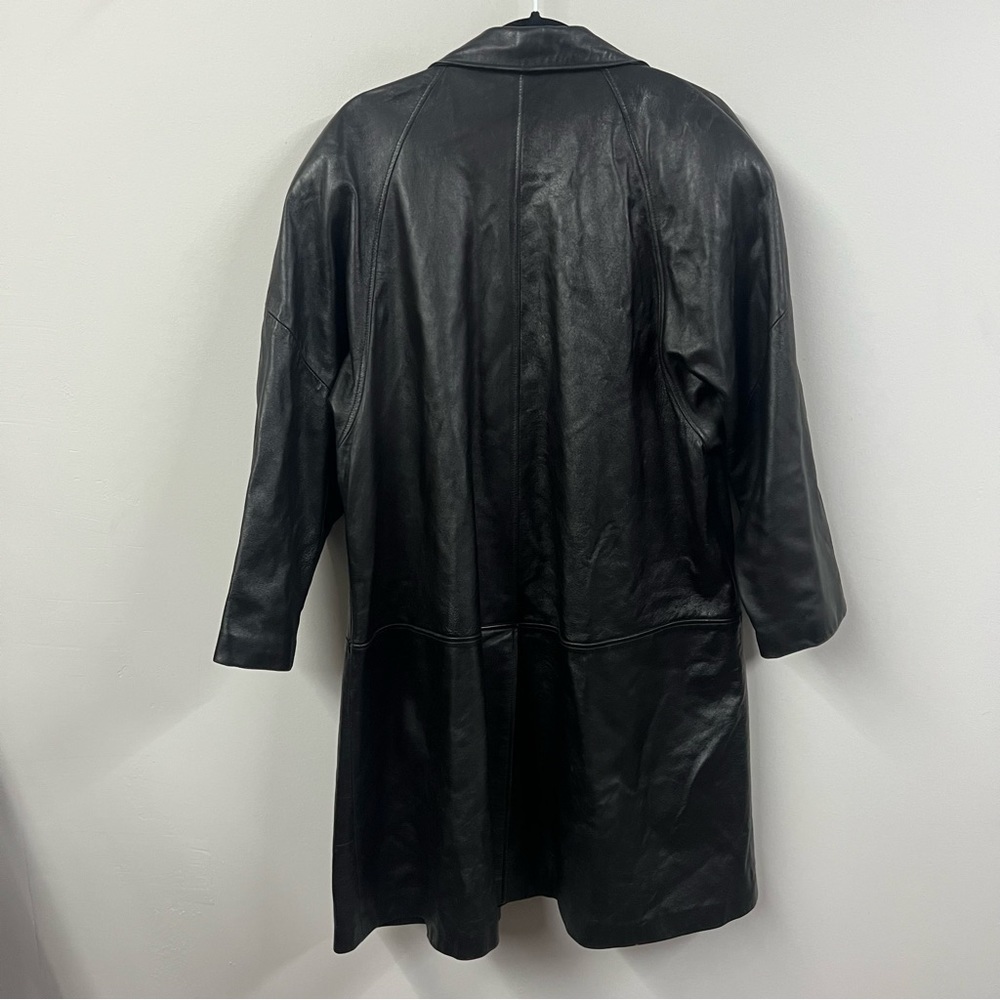 Vintage Black Leather Jacket - Picture 8 of 15